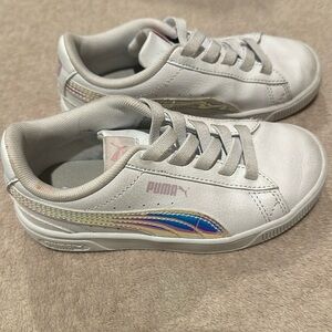 Puma Sneakers - white with Goldish trim